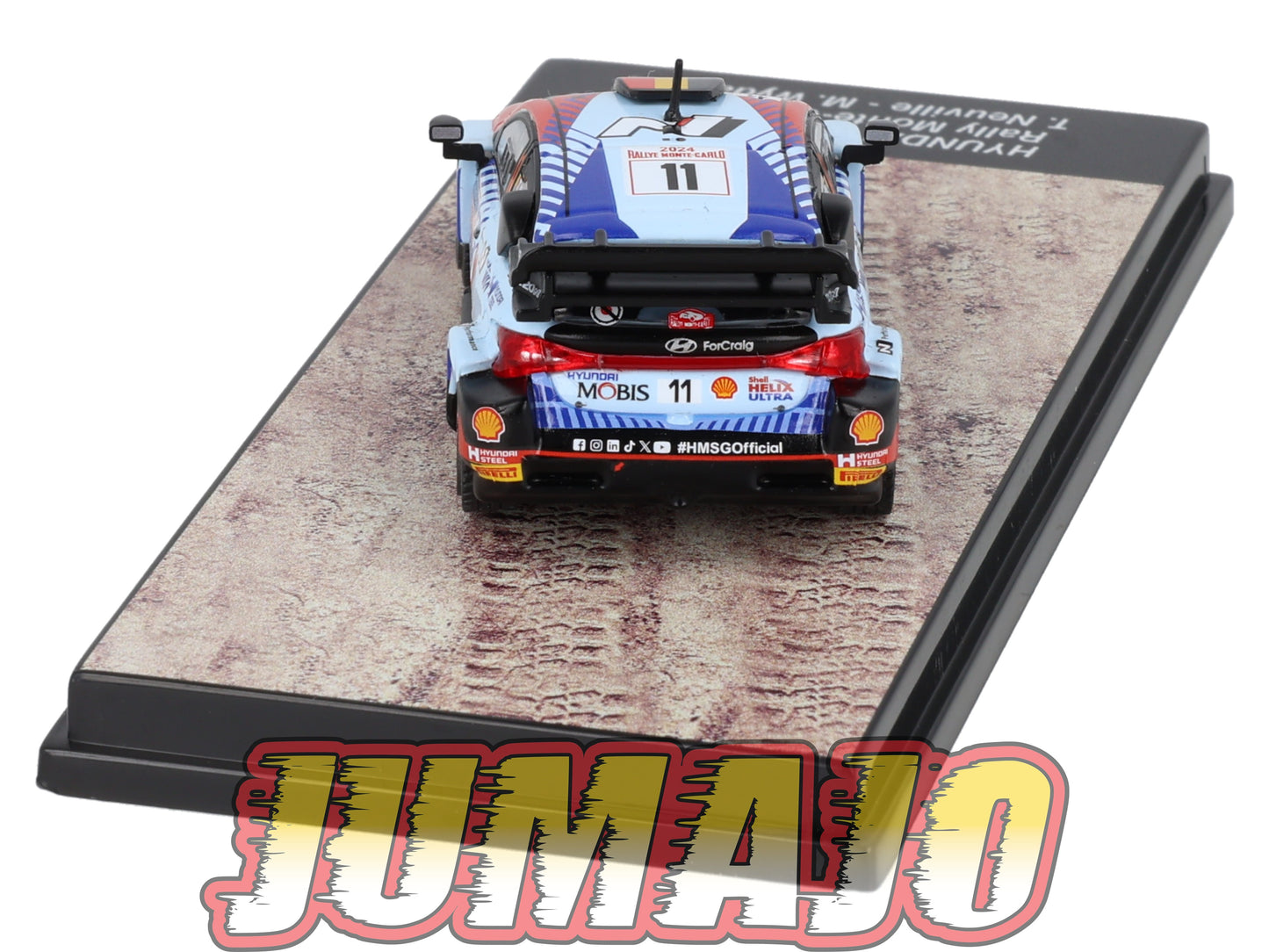 RSQ5 Voiture 1/64 IXO TEST CENTAURIA HYUNDAI i20 N Rally1 2024 #11 T Neuville