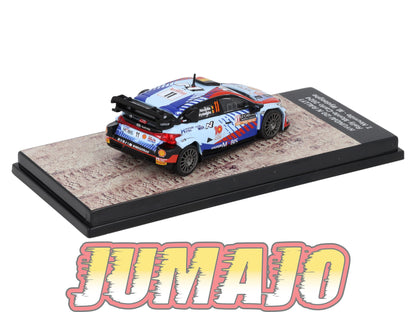 RSQ5 Voiture 1/64 IXO TEST CENTAURIA HYUNDAI i20 N Rally1 2024 #11 T Neuville