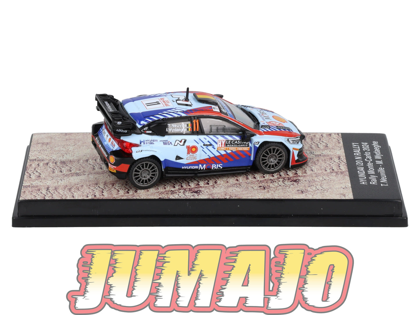 RSQ5 Voiture 1/64 IXO TEST CENTAURIA HYUNDAI i20 N Rally1 2024 #11 T Neuville