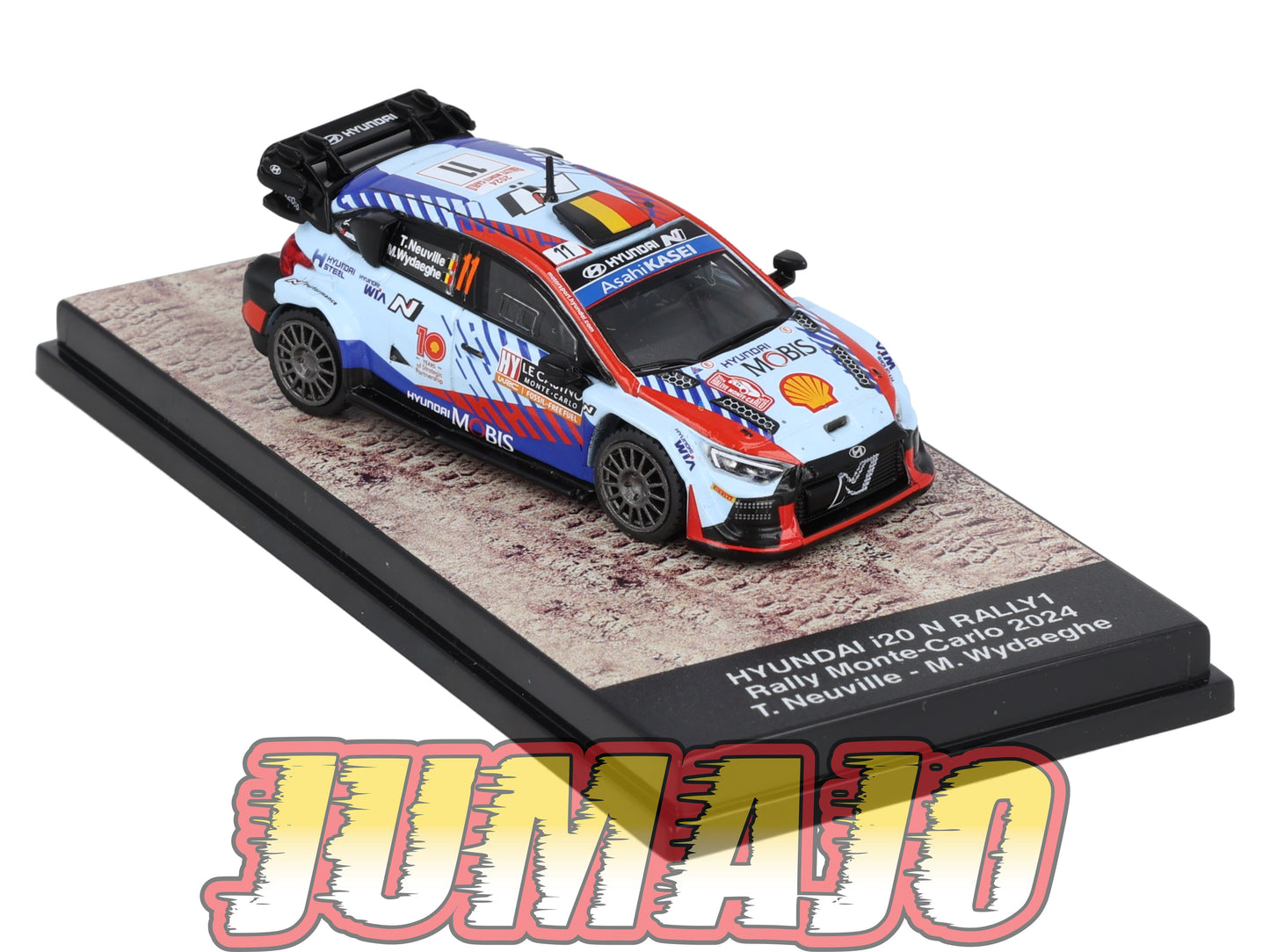 RSQ5 Voiture 1/64 IXO TEST CENTAURIA HYUNDAI i20 N Rally1 2024 #11 T Neuville