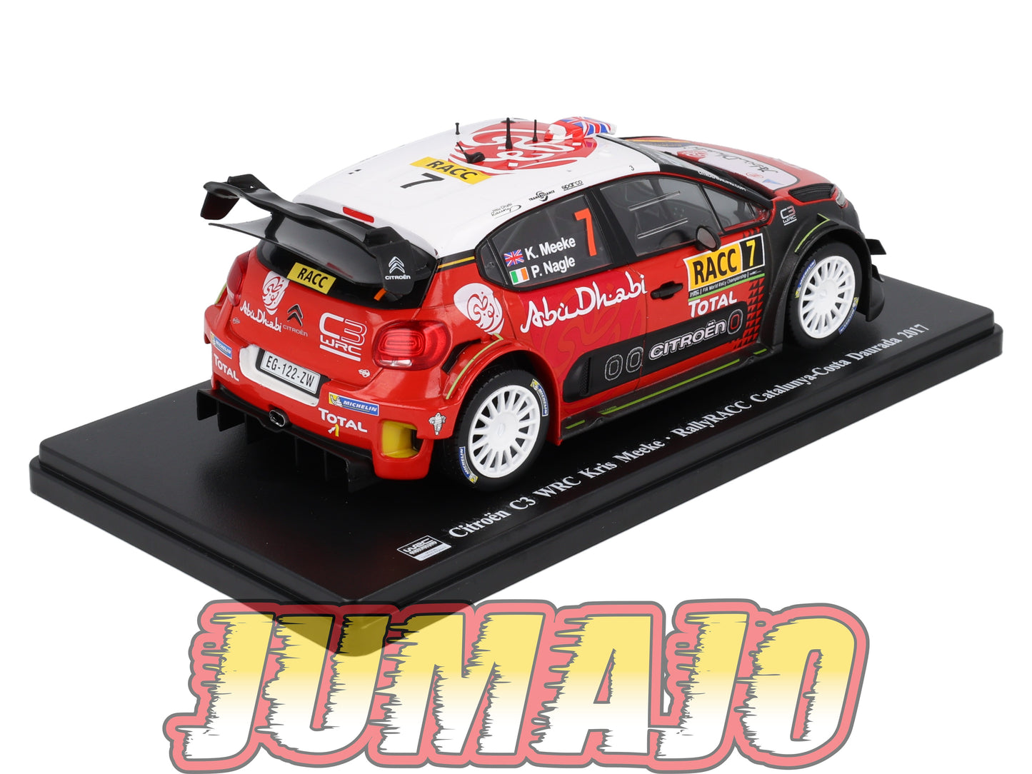 RVQ402 Voiture Rallye 1/24 SALVAT Models : CITROËN C3 WRC 2017 #7 K Meeke