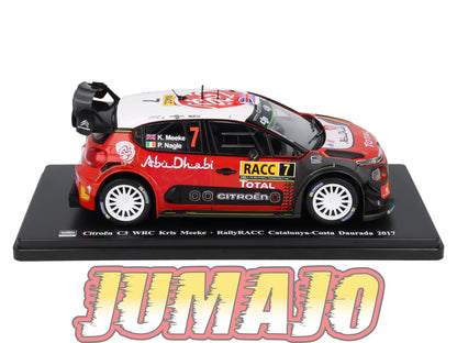 RVQ402 Voiture Rallye 1/24 SALVAT Models : CITROËN C3 WRC 2017 #7 K Meeke