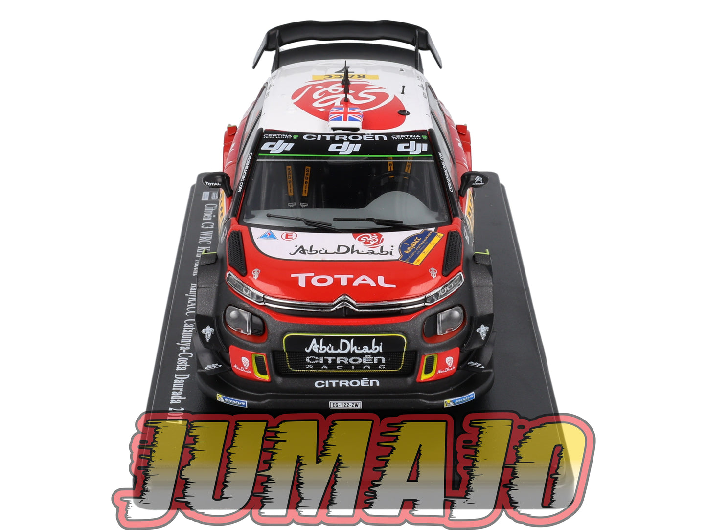 RVQ402 Voiture Rallye 1/24 SALVAT Models : CITROËN C3 WRC 2017 #7 K Meeke