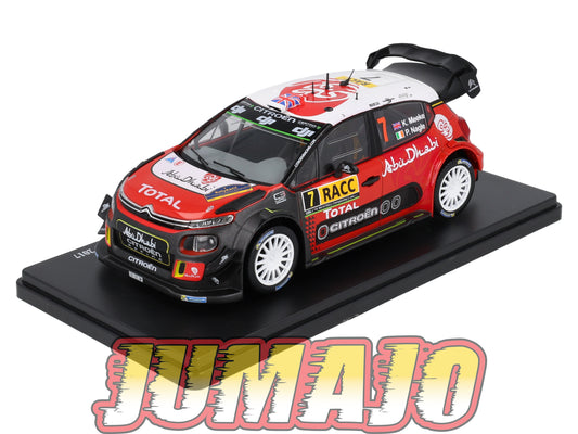 RVQ402 Voiture Rallye 1/24 SALVAT Models : CITROËN C3 WRC 2017 #7 K Meeke