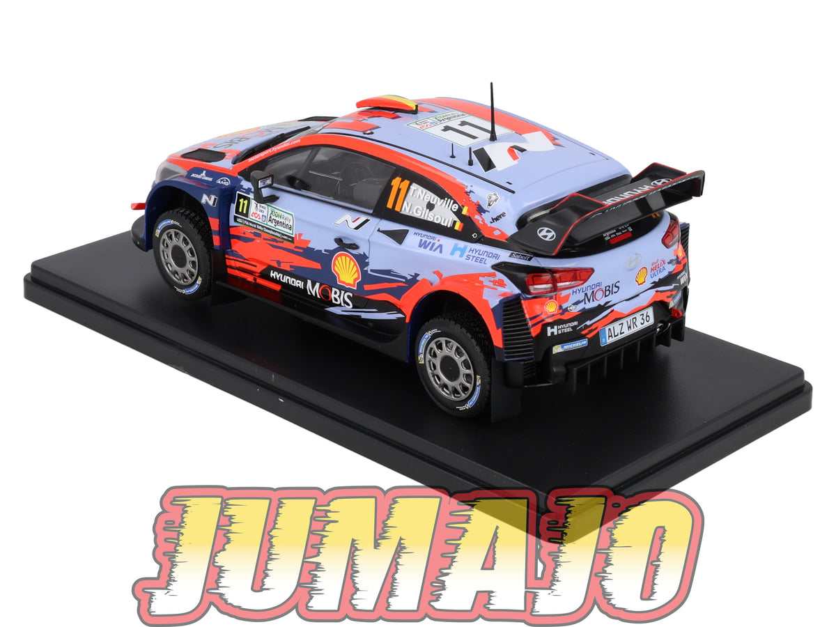 RVQ403 Voiture Rallye 1/24 SALVAT Models Hyundai i20 WRC 2019 #11 Neuville