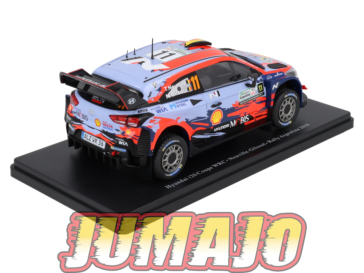 RVQ403 Voiture Rallye 1/24 SALVAT Models Hyundai i20 WRC 2019 #11 Neuville