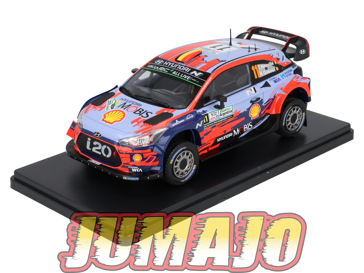 RVQ403 Voiture Rallye 1/24 SALVAT Models Hyundai i20 WRC 2019 #11 Neuville