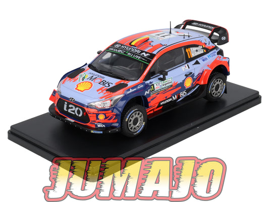 RVQ403 Voiture Rallye 1/24 SALVAT Models Hyundai i20 WRC 2019 #11 Neuville