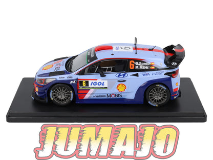 RVQ404 Voiture Rallye 1/24 SALVAT Models Hyundai i20 WRC 2018 #16 S Del Barrio