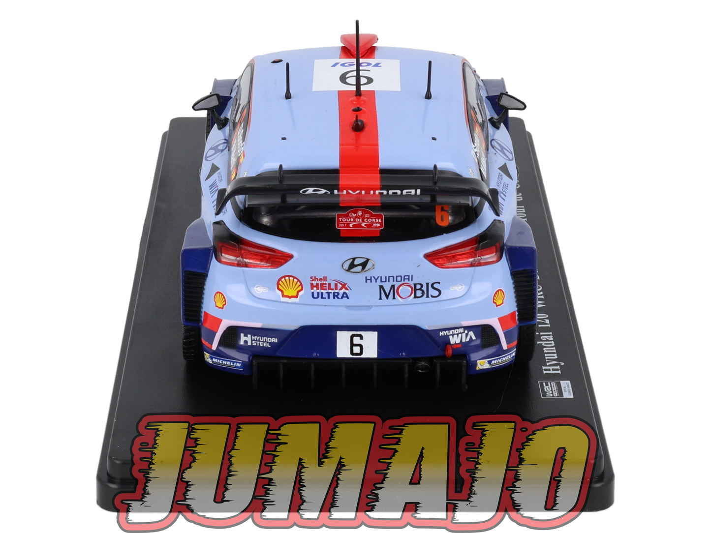 RVQ404 Voiture Rallye 1/24 SALVAT Models Hyundai i20 WRC 2018 #16 S Del Barrio