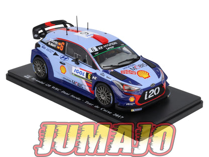RVQ404 Voiture Rallye 1/24 SALVAT Models Hyundai i20 WRC 2018 #16 S Del Barrio