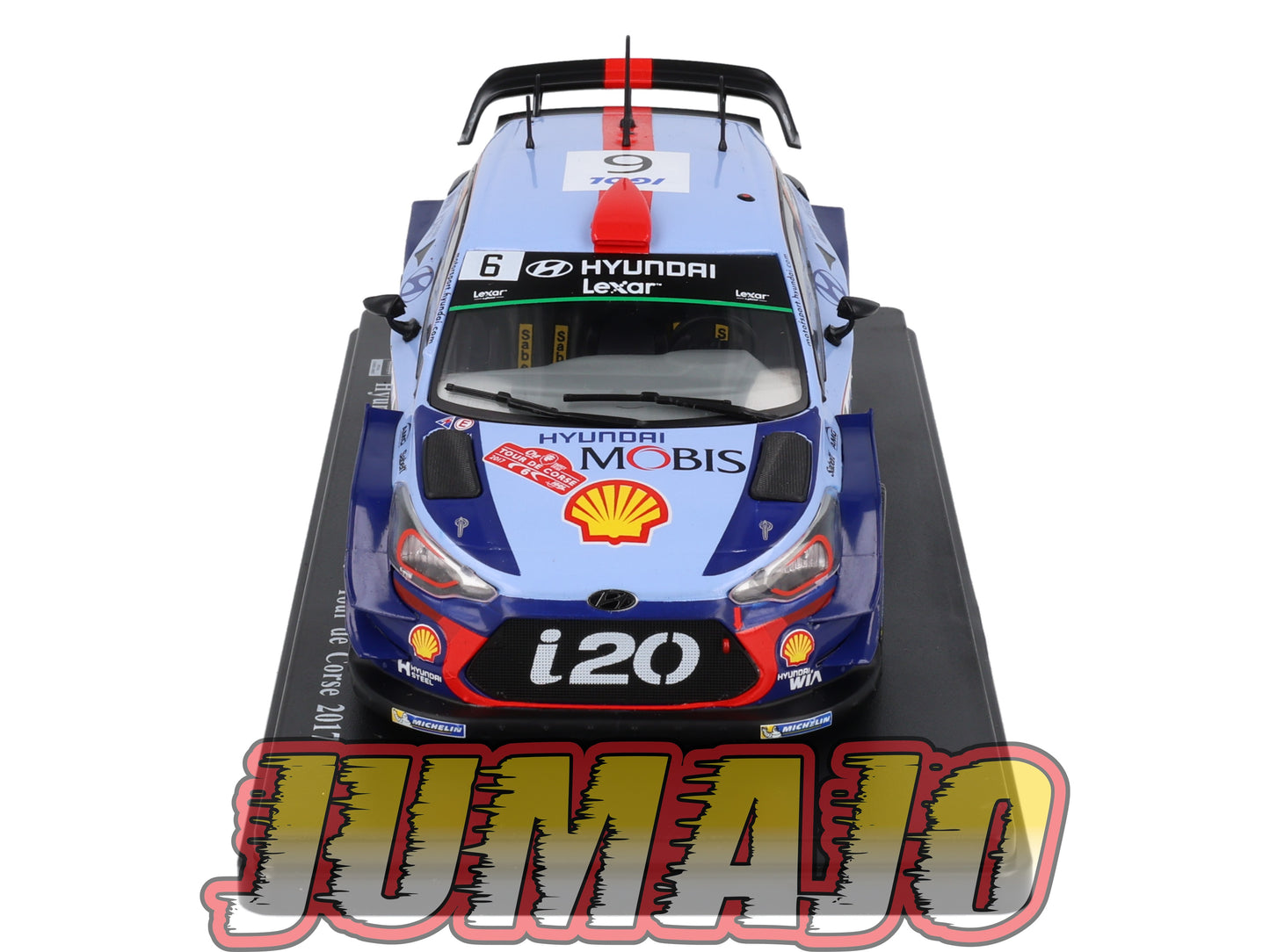 RVQ404 Voiture Rallye 1/24 SALVAT Models Hyundai i20 WRC 2018 #16 S Del Barrio