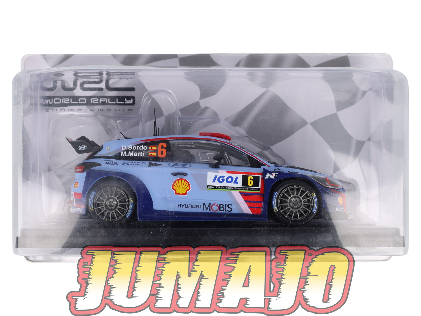 RVQ404 Voiture Rallye 1/24 SALVAT Models Hyundai i20 WRC 2018 #16 S Del Barrio