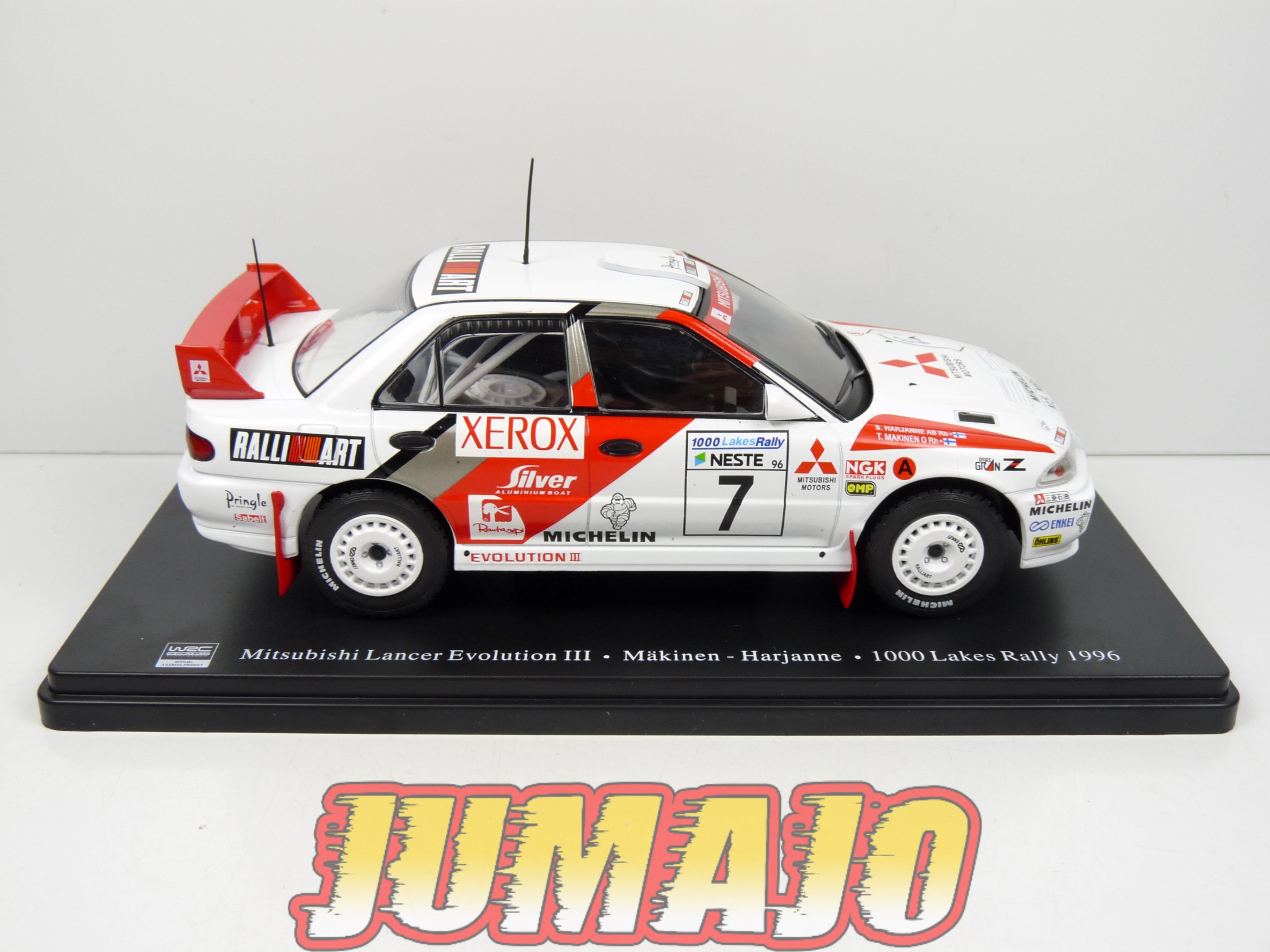 RVQ47 Voiture Rallye 1/24 SALVAT Models : Mitsubishi Lancer Evo