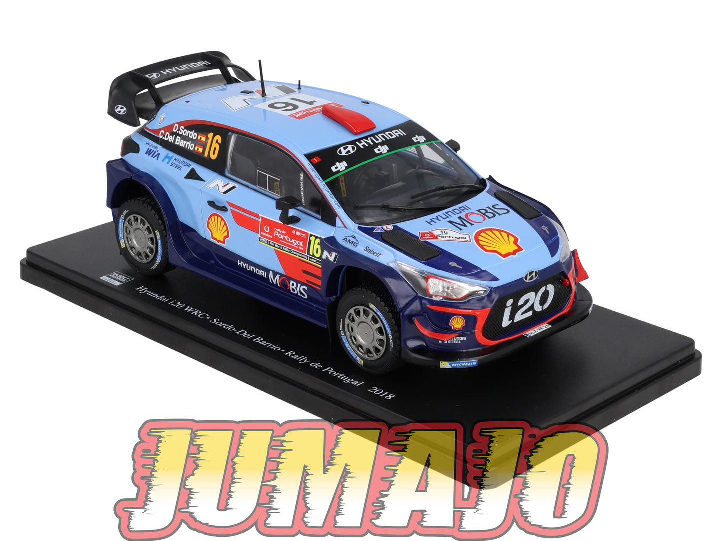 RVQ0 Voiture Rallye 1/24 SALVAT Models Hyundai i20 WRC 2018 #16 D Sordo