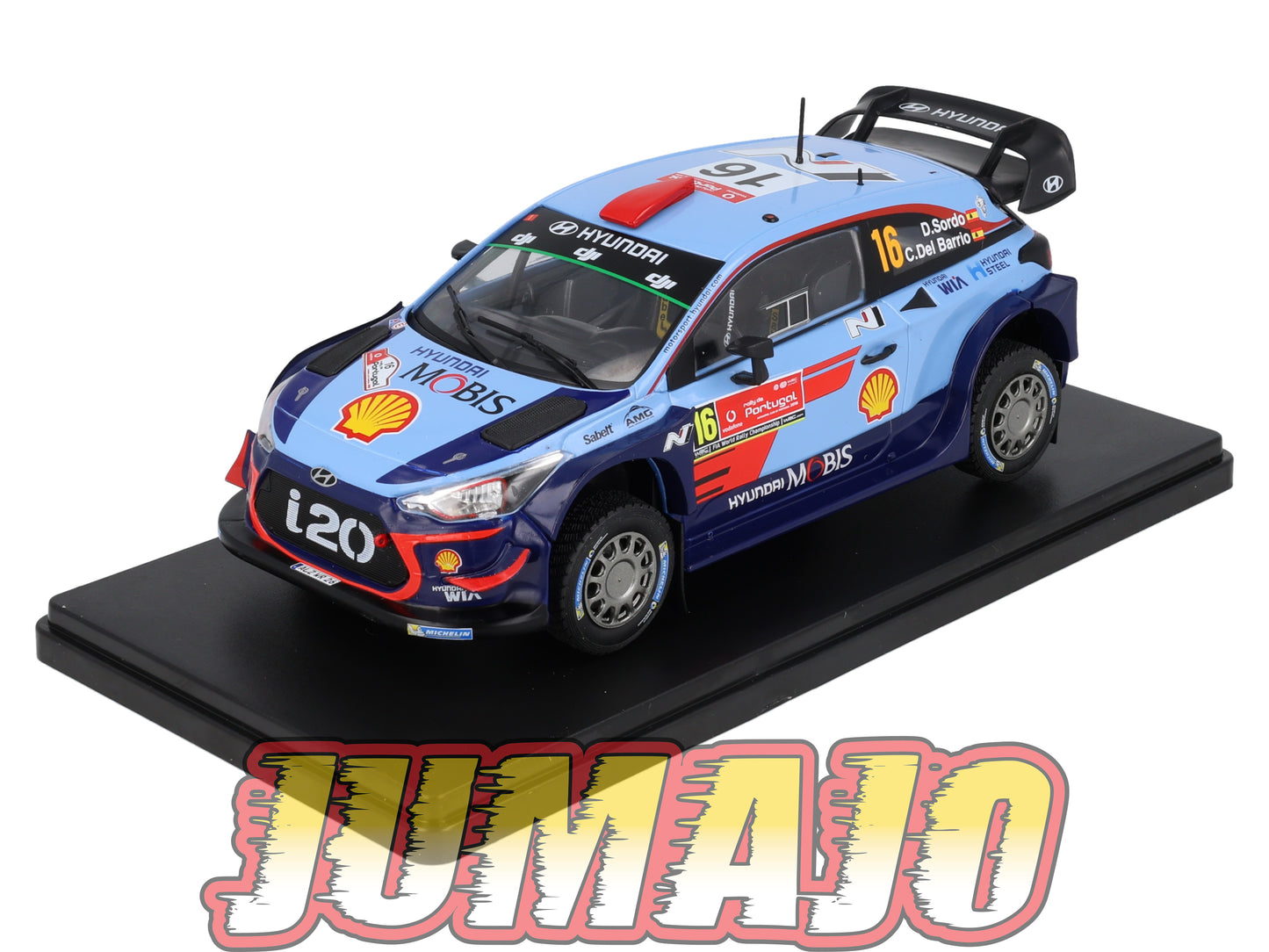 RVQ0 Voiture Rallye 1/24 SALVAT Models Hyundai i20 WRC 2018 #16 D Sordo