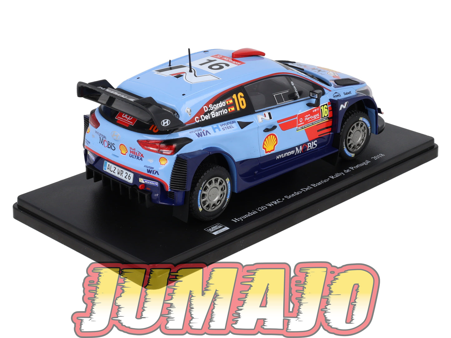RVQ0 Voiture Rallye 1/24 SALVAT Models Hyundai i20 WRC 2018 #16 D Sordo