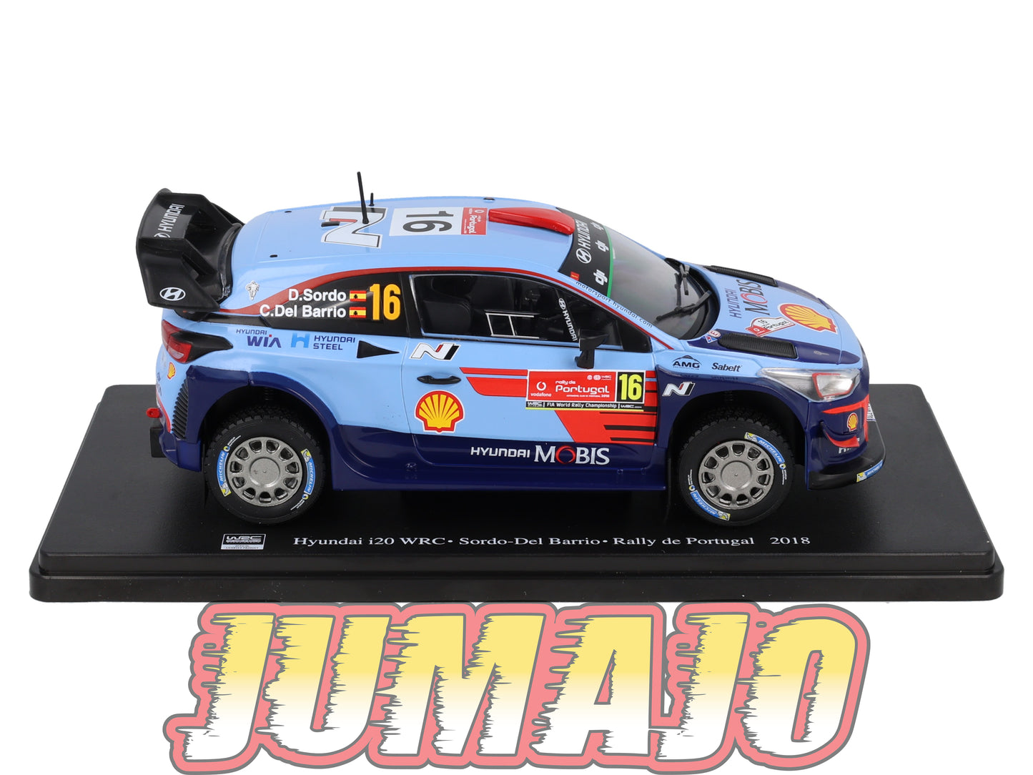RVQ0 Voiture Rallye 1/24 SALVAT Models Hyundai i20 WRC 2018 #16 D Sordo
