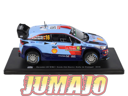 RVQ0 Voiture Rallye 1/24 SALVAT Models Hyundai i20 WRC 2018 #16 D Sordo