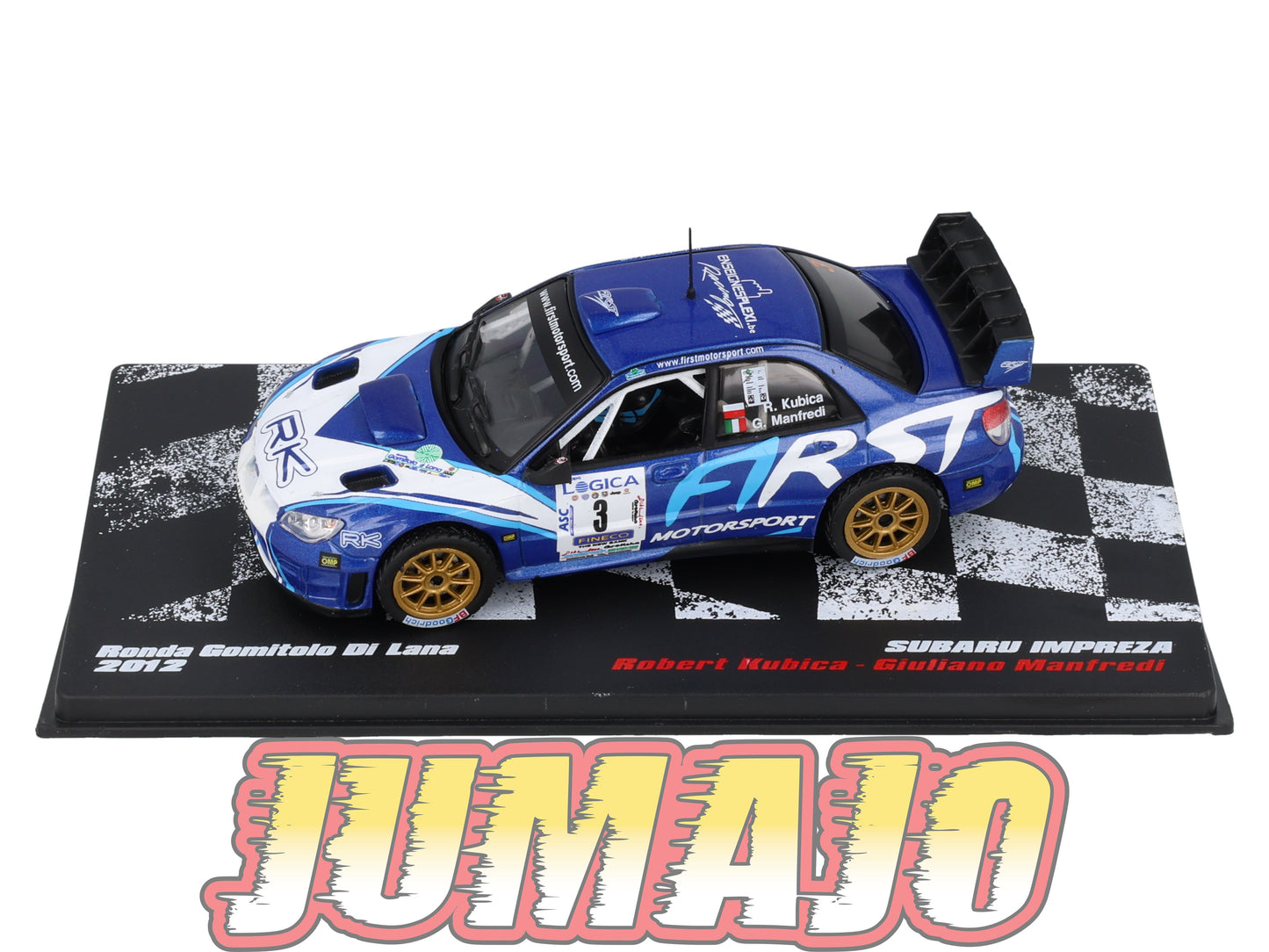 RVR11 1/18 Altaya Rallye GOMITOLO DI LANA 2012 SUBARU IMPREZA #3 Robert Kubica