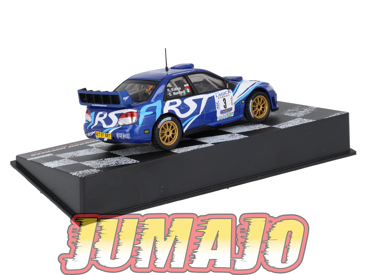 RVR11 1/18 Altaya Rallye GOMITOLO DI LANA 2012 SUBARU IMPREZA #3 Robert Kubica