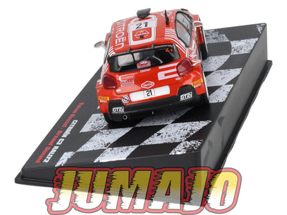 RVR14 1/18 Altaya Rallye MONTE CARLO CITROEN C3 RALLY2 2023 #21 Yohan Rossel