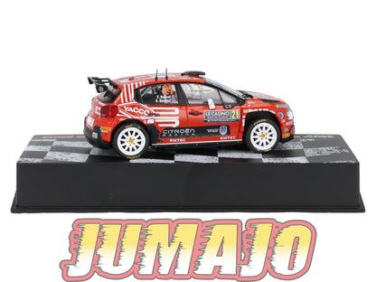 RVR14 1/18 Altaya Rallye MONTE CARLO CITROEN C3 RALLY2 2023 #21 Yohan Rossel
