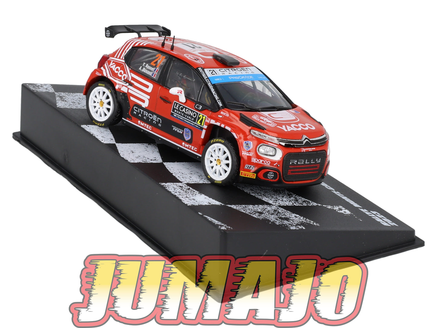RVR14 1/18 Altaya Rallye MONTE CARLO CITROEN C3 RALLY2 2023 #21 Yohan Rossel
