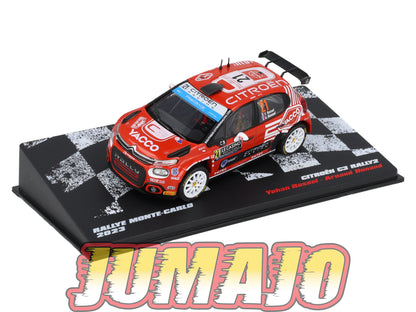 RVR14 1/18 Altaya Rallye MONTE CARLO CITROEN C3 RALLY2 2023 #21 Yohan Rossel