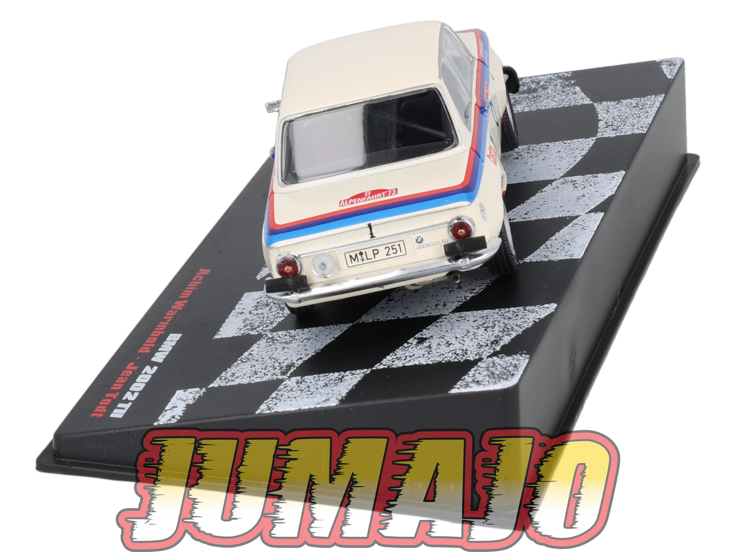 RVR15 1/43 Altaya Vainqueurs rallye BMW 2002 TII #8 1973 A Warmbold