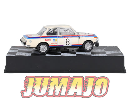 RVR15 1/43 Altaya Vainqueurs rallye BMW 2002 TII #8 1973 A Warmbold