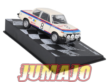 RVR15 1/43 Altaya Vainqueurs rallye BMW 2002 TII #8 1973 A Warmbold