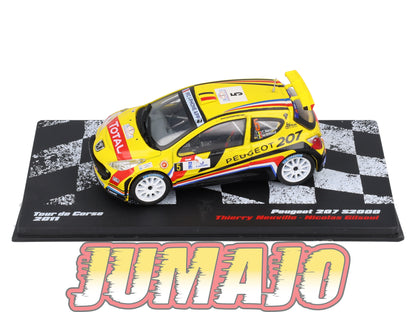 RVR18 1/43 Altaya Vainqueurs rallye : PEUGEOT 207 S2000 2011 #5 T.Neuville