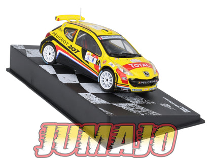 RVR18 1/43 Altaya Vainqueurs rallye : PEUGEOT 207 S2000 2011 #5 T.Neuville