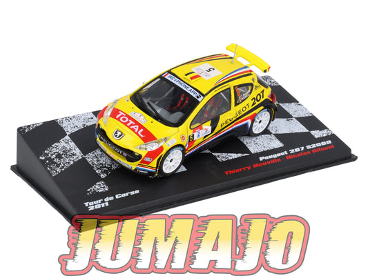 RVR18 1/43 Altaya Vainqueurs rallye : PEUGEOT 207 S2000 2011 #5 T.Neuville