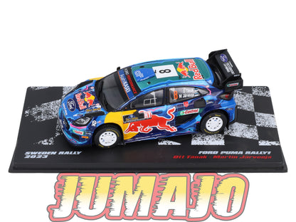 RVR19 1/43 Altaya Vainqueurs rallye : FORD Puma Rally1 2023 #8 O.Tanak