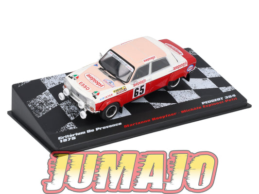 RVR27 1/43 Altaya Vainqueurs rallye : PEUGEOT 304 1975 #65 M.Hoepfner