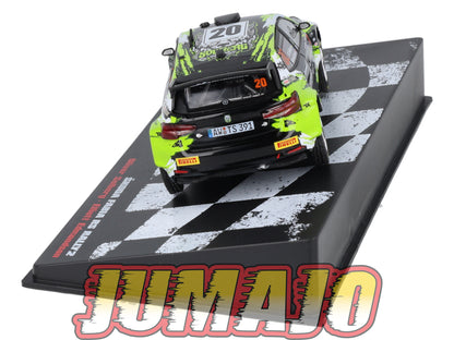 RVR28 1/43 Altaya Vainqueurs rallye : SKODA Fabia RS Rally2 2023 #20 O.Solberg