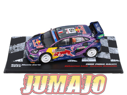 RVR2 1/43 Altaya Vainqueurs rallye : FORD Puma Rally1 monte-carlo 2022 S.Loeb