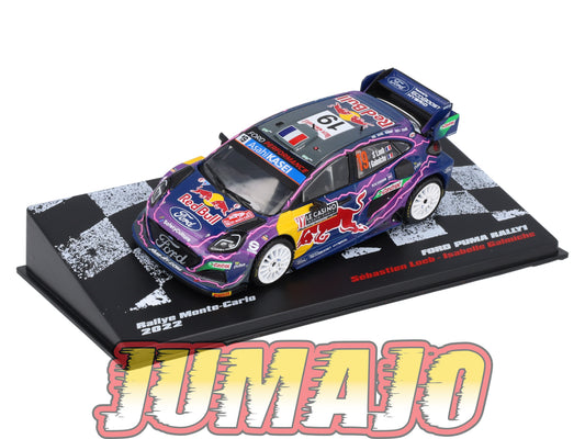 RVR2 1/43 Altaya Vainqueurs rallye : FORD Puma Rally1 monte-carlo 2022 S.Loeb