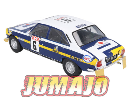 RVR30 1/18 Altaya Vainqueurs rallye : PEUGEOT 504 1976 #6 Nicolas Gamet