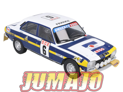RVR30 1/18 Altaya Vainqueurs rallye : PEUGEOT 504 1976 #6 Nicolas Gamet