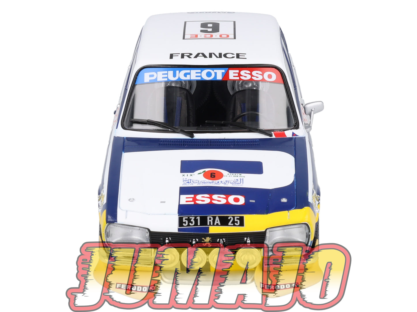 RVR30 1/18 Altaya Vainqueurs rallye : PEUGEOT 504 1976 #6 Nicolas Gamet
