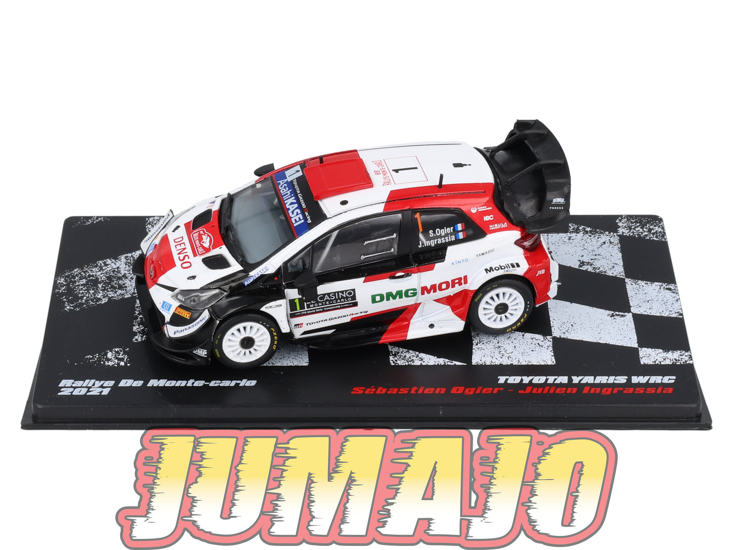 RVR32 1/43 Altaya Vainqueurs rallye : TOYOTA Yaris Monte-carlo 2021 #1 S.Ogier