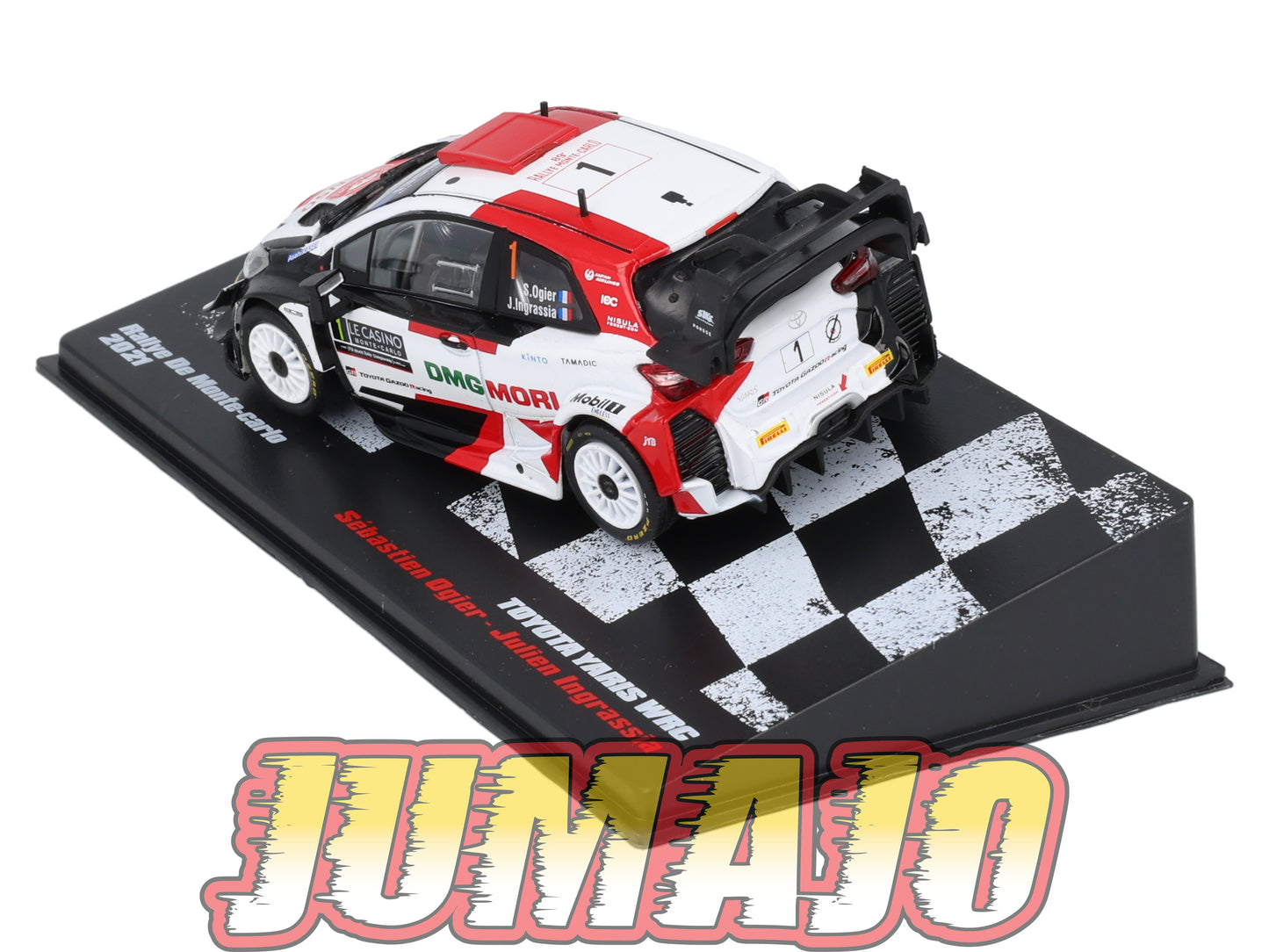 RVR32 1/43 Altaya Vainqueurs rallye : TOYOTA Yaris Monte-carlo 2021 #1 S.Ogier