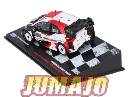 RVR32 1/43 Altaya Vainqueurs rallye : TOYOTA Yaris Monte-carlo 2021 #1 S.Ogier