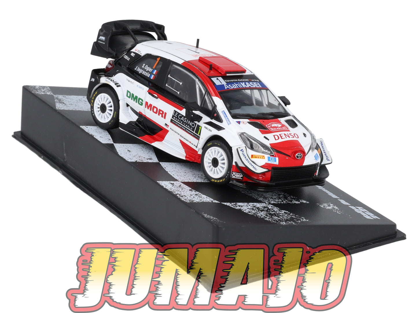 RVR32 1/43 Altaya Vainqueurs rallye : TOYOTA Yaris Monte-carlo 2021 #1 S.Ogier