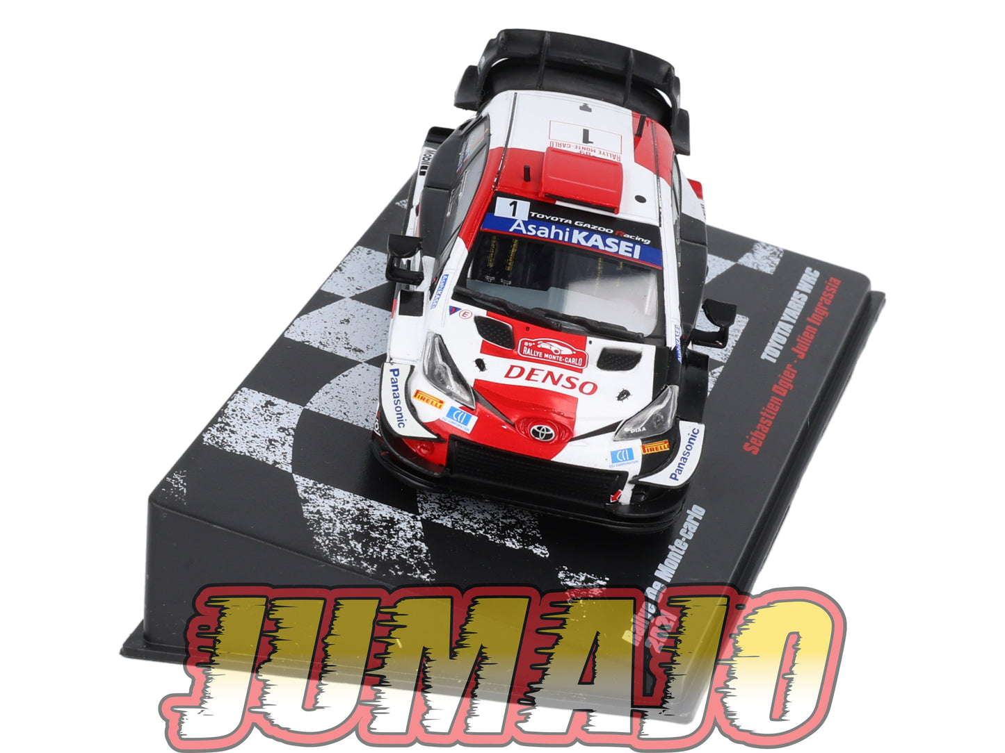 RVR32 1/43 Altaya Vainqueurs rallye : TOYOTA Yaris Monte-carlo 2021 #1 S.Ogier