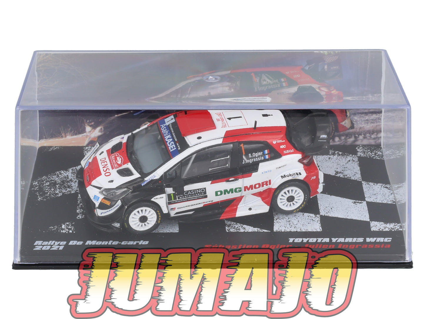 RVR32 1/43 Altaya Vainqueurs rallye : TOYOTA Yaris Monte-carlo 2021 #1 S.Ogier