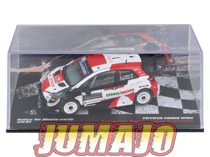 RVR32 1/43 Altaya Vainqueurs rallye : TOYOTA Yaris Monte-carlo 2021 #1 S.Ogier
